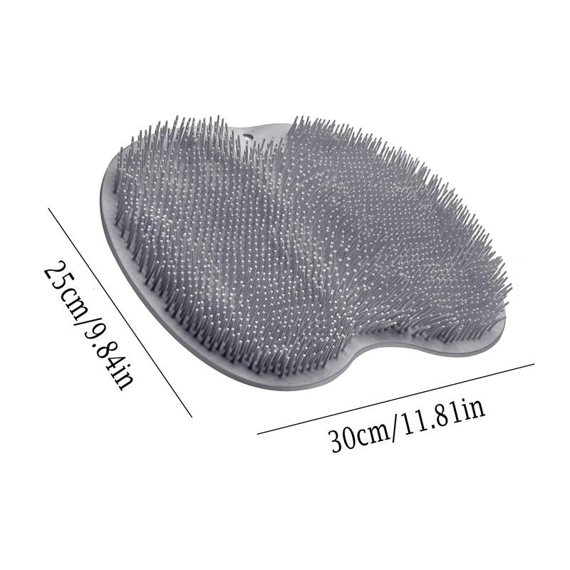 Almohadilla de Silicona para Baño – Exfoliante con Ventosas, Ideal para Espalda y Pies