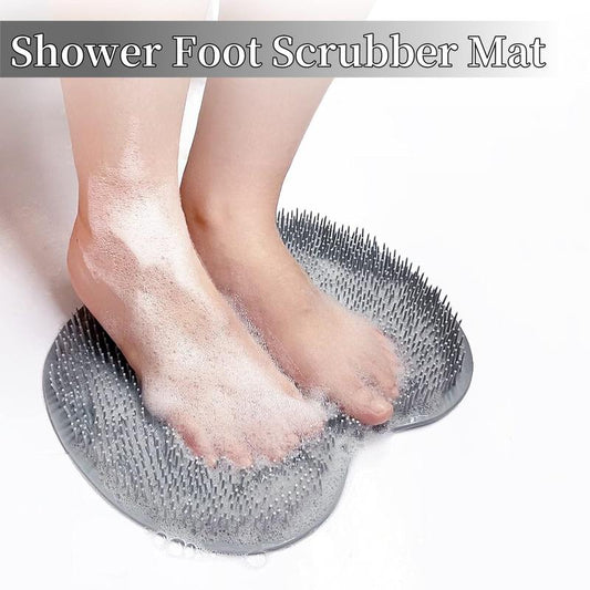 Almohadilla de Silicona para Baño – Exfoliante con Ventosas, Ideal para Espalda y Pies